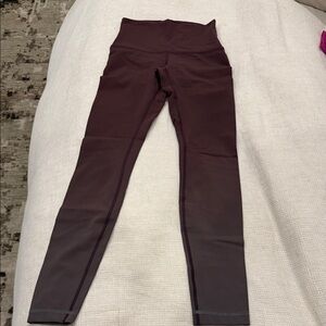 Brand new never worn hombre LULU LEMON High-Waisted Purple Leggings